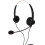 Phone Headset Dual 3.5mm Plug Binaural with Microphone, Adjustable Volume, Compatible with PC 4