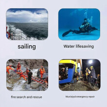 WS Watertight Marine Searchlight, 50W 80W 12V 24V, Waterproof for Lifeboat Rescue Boat, >3 Hours Battery Life