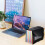 Gusseted Expanding Sorter Folder 24 Compartments, A4 Paper Document Organizer With Lid, Plastic, Foldable, With Handle 1