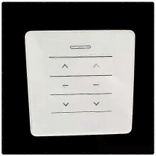 Electric Window Opener, 220V AC 2 Channel Remote Control 86 Wall Switch for Screen Roller Shutter Home Curtains