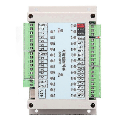 PLC Controller SPC10RM 24V DC with 13 Input 12 Output for Sequence Timing Relay Logic 1