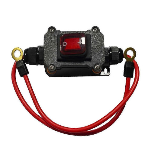 Inline Wire Switch DC12-24V 25A IP67 Waterproof with Quick Connect Terminals