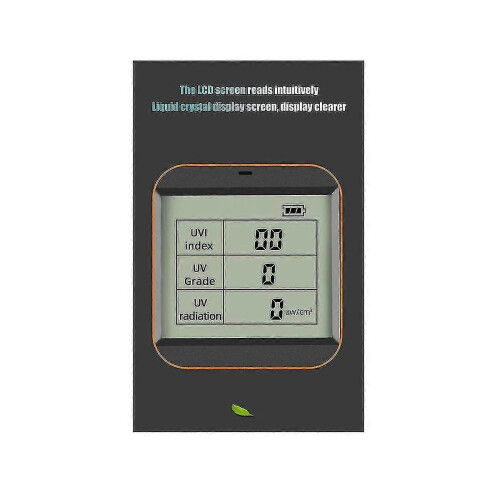 UV Radiation Meter Detector with Temperature Sensor, LCD Display, Adjustable Stand for Indoor Outdoor Use 2