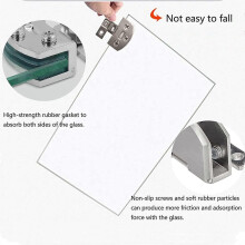 Zinc Alloy Glass Hinge 2 Pieces, Fit for 5-6mm Thick Glass Doors, Maximum Load 20LB per Hinge, for Cabinets Showcases Wine Cabinets