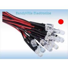 Voorgemonteerde LED-lamp, compatibel met 3 mm, 5 mm en 10 mm, mengkleuren, constante lamp, 9V-12V