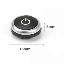 Autoradio-Schalterknopf für CD-Player, kompatibel mit BMW 5er, 7er, X5, X6 (F02, F07, F10, F15, F16), OE 64119350272, Schwarz/Silber, ABS