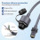 Ethernet Adapter Gen 3 & Mini Compatible Waterproof RJ45 Coupler Extension Cable 3