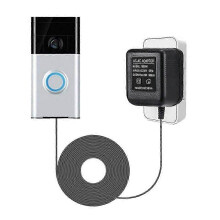 Netzteil für Türklingeln, 18 V, 500 mA, 10 m Kabel, EU-Stecker, kompatibel mit den meisten Video-Türklingelkameras