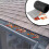 Protective Mesh Gutter Protector, 6M Foldable Adjustable, 15cm Wide, with 10 Fixed Hooks, Resin Plastic, Blocks Fallen Leaves Debris 3