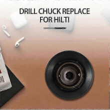 Vervangende boorkop compatibel met Hilti TE1 TE5 TE6 TE7 TE14 TE15 TE18, zwart ABS SDS Plus, lengte 81,5 mm