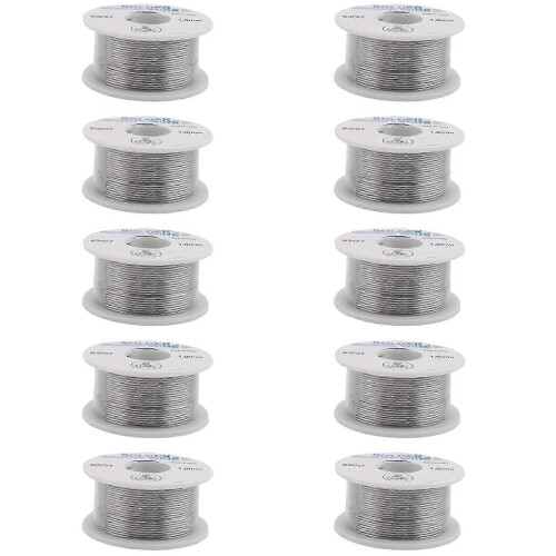 10PCS 1.0mm 63/67 Welding Wire, compatible with Automatic Soldering Tool, Hand-Held Heating Automatic Tin Delivery 2