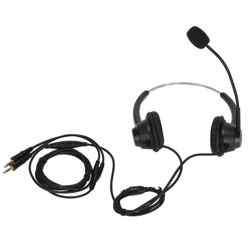 Phone Headset with Microphone, Adjustable Volume, Dual 3.5mm Plug for PC 2