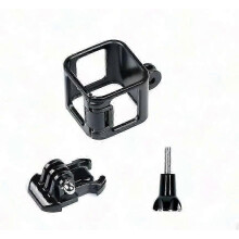 Beschermhoes cameraframe compatibel met GoPro Hero 4 Session, GoPro Hero 5 Session, ABS-materiaal met draaibare voet en montagebeugel