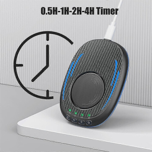 Mouse Mover with Timer, Ultra Slim Silent Mouse Jiggler for Computer, Black