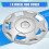 Tampa de Calota de Roda 16 Polegadas 44,5CM Prata, Compatível com Ford Transit MK6 MK7 2000-2013 V348 2008-2010 5