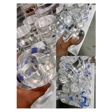Transparenter Acrylstab, 40 mm Durchmesser, 250 mm Höhe, für DIY-Bastelarbeiten und Präsentationsbasis