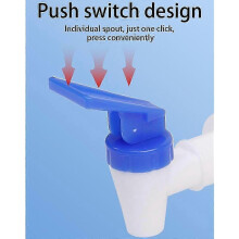 Robinet pour fontaine à eau, polypropylène qualité alimentaire sans BPA, sécurité enfant intégrée