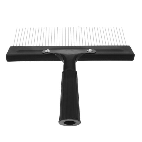 Stainless Steel Wall Texture Tool with Notched Comb for Decorative Plaster and Drywall 1