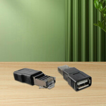 USB to RJ45 Ethernet Adapter, Compatible with Laptop Desktop Router Camera, 100Mbps, Plug and Play, 2 Pack