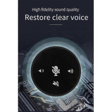 USB Microphone Conference Speakerphone with 360 Degree Omnidirectional Condenser Mic, Compatible with PC, Bluetooth 5.0