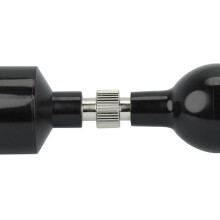 Luer Lock Adapter Coupler Compatible with 4mm Aperture Lock Hardware, Female to Female Metal Fitting Connector