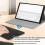 Wireless Bluetooth 7 Color Backlit Rechargeable Keyboard Compatible with Tablet Laptop 3