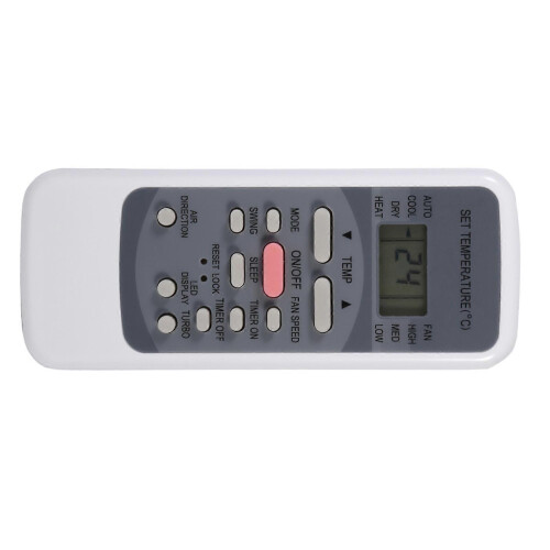 Universal Remote Control Compatible with Midea R51M/E Air Conditioner with Clock Timer ON/OFF Function