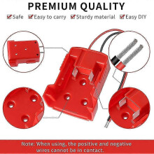 2er-Pack Power Wheels Adapter, kompatibel mit Milwaukee M18 18V Akku für Robotik-Bastelprojekte
