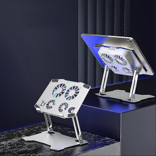 Adjustable Tablet Stand Cooler with 4 Fans Compatible with Tablet PC, Type-C Input, Quiet Motor 1