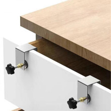 Drawer Front Installation Clamps, Adjustable Steel Wear-Resistant Clamps for Carpentry Woodworker Use