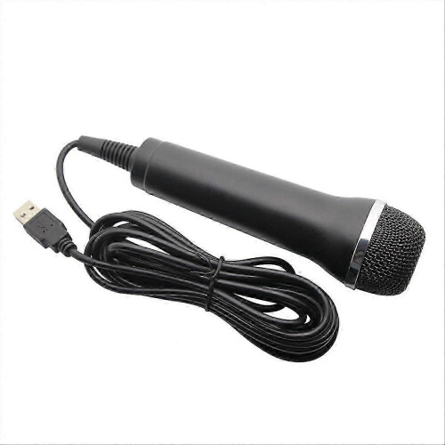 USB Wired Microphone for Karaoke, Compatible with Switch Wii PS4 PS3 XBOX ONE 360 PC PS2 2
