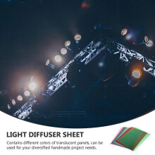 Feuilles de filtre de lumière en PVC coloré, lot de 9, pour la décoration de photos de scène