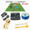 Wireless Electric Dog Fence – Includes 2 Waterproof Anti-Escape Collars, Adjustable Boundary Training System 4