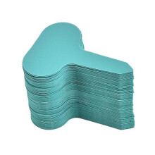 (Violet) 100pcs Garden Labels Plant Classification Sorting Sign Tag Ticket Plastic Writing Plate Board Plug In Card Colorful K9