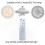 E27 Ceiling Fan Light Remote Control Compatible with Dimming and Color Adjustment 2