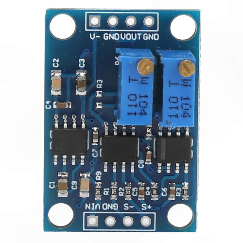 AD620 Microvolt Millivolt Voltage Amplifier Module, Adjustable Gain to 1000x, Zero Point Adjustment, 9V Output