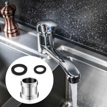 Garden Hose Faucet Adapter, M22 Male to M24 Male Thread, Copper with 2 Rubber Seals for Kitchen Faucets Sink Water Filters