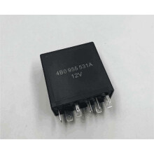 Relais voor de aansturing van de ruitenwissermotor (interval) compatibel met VW B5 MK4 Bora 4B0 955 531A 11-pins