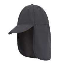 (Dark Grey) Sun Protection Fishing Hat Wide Brim Quick Dry Outdoor Hats for Summer