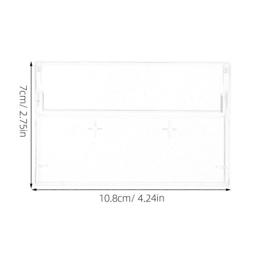Cassette Tape Storage Case for 4 Tapes, Clear Plastic Organizer Protects from Dust 2