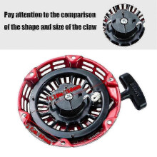 Pull Start Assembly Compatible with Honda GX160 GX200 5.5HP 6.5HP Engine, Curved Rod Pawl