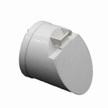 Bodenablaufrohr, 110 mm PVC, selbstschließendes Ventil, für Rohre von 50–160 mm, geruchs- und insektenabweisend