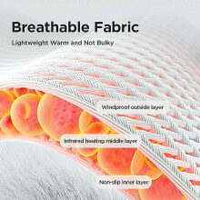 Draadloze enkelmassager met warmtefunctie, 3 vibratiestanden, oplaadbaar en verstelbare brace.