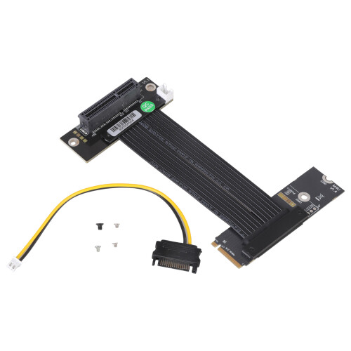 M.2 NVMe to PCIE Extension Cable Data Transfer-10cm M42UL