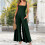 Ärmelloser Damenoverall, eleganter Strickoverall mit-Kaffee M 5
