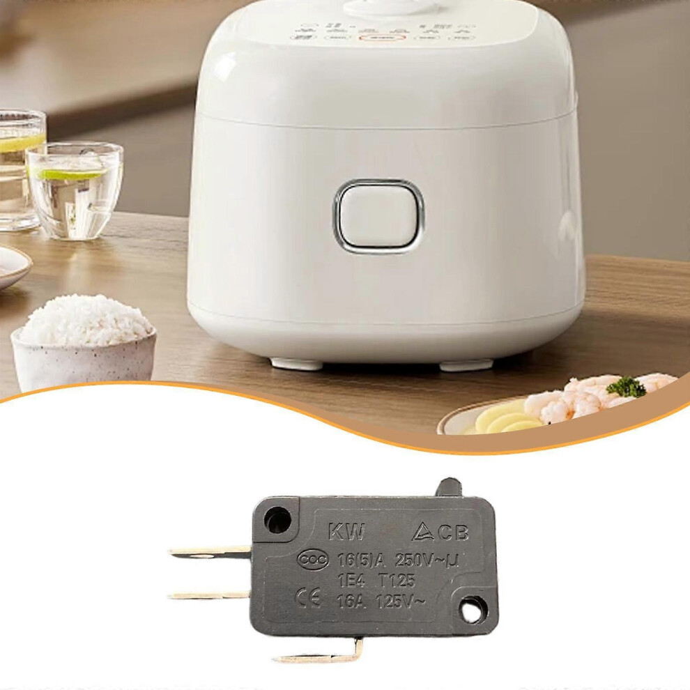 Microwave Oven Door Micro Switch Compatible With Kw7, 16A 250V, Sturdy Abs Plastic And Metal 6933168261669