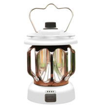 (White) Fashion Super Brights Retro Tent Light Waterproof Emergency Flashlight for Fishing Camping