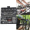 Ratchet Wrench Set 53-Piece with Ergonomic Rubber Handle and Socket Sizes 4