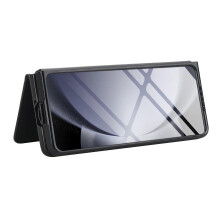 Peňaženkové puzdro s držiakom na prsteň kompatibilné so Samsung Galaxy Z Fold5 5G, výklopný kryt s ochranou obrazovky a RFID blokovaním