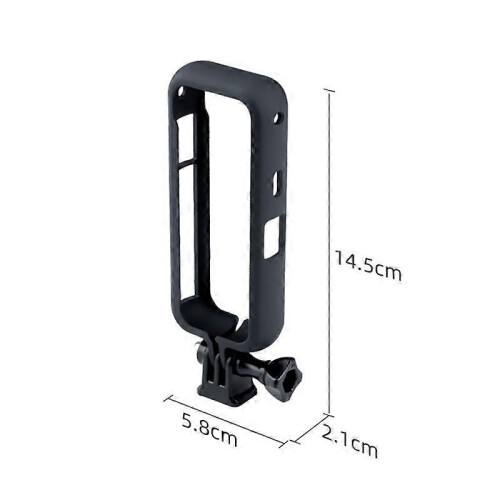 Protective Frame Mount Cage with Tripod Base Adapter Compatible with Insta360 One X2, PC Plastic 1